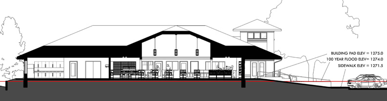 NB Library elevation