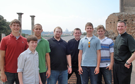 Morse Bluff youth in Rome