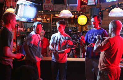 Filming at Little Ricky's