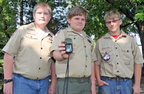 North Bend Boy Scouts have done geocaching