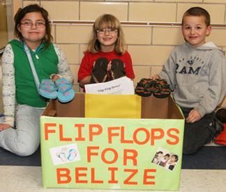 Flip flop donations