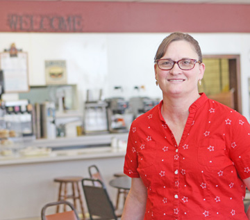 Corner Cafe owner