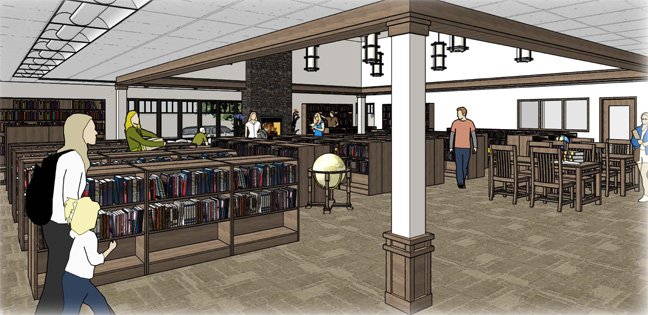 Collections shelving