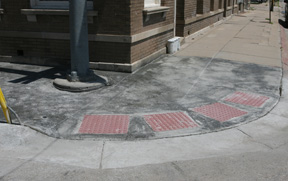 Finished corner