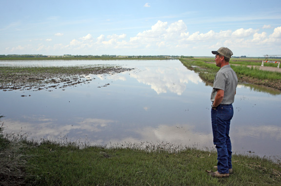 Flooding on Chad Ruzicka farm