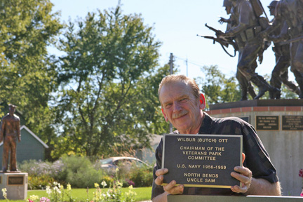 Butch Ott in the North Bend Veterans Park
