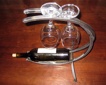 Steel Creation- wine holder