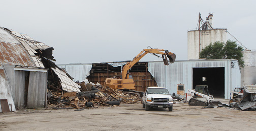 Tearing down