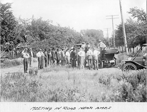 Lincoln Highway meeting near Ames