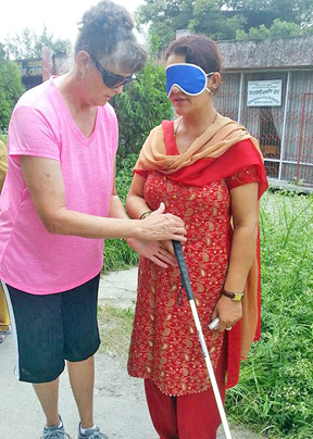 Kind teaching the blind
