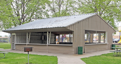 North Bend City Park pavilion