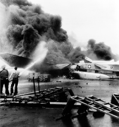 Forrestal fire