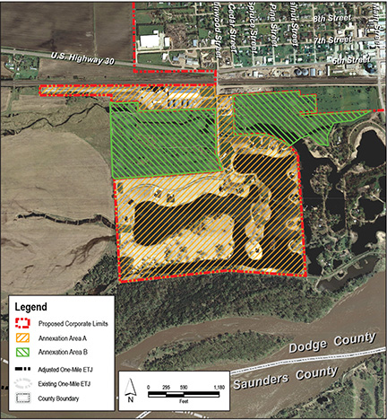 Annexation map