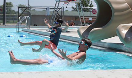 Pool slides