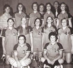 1974 East Huser volleyball champs